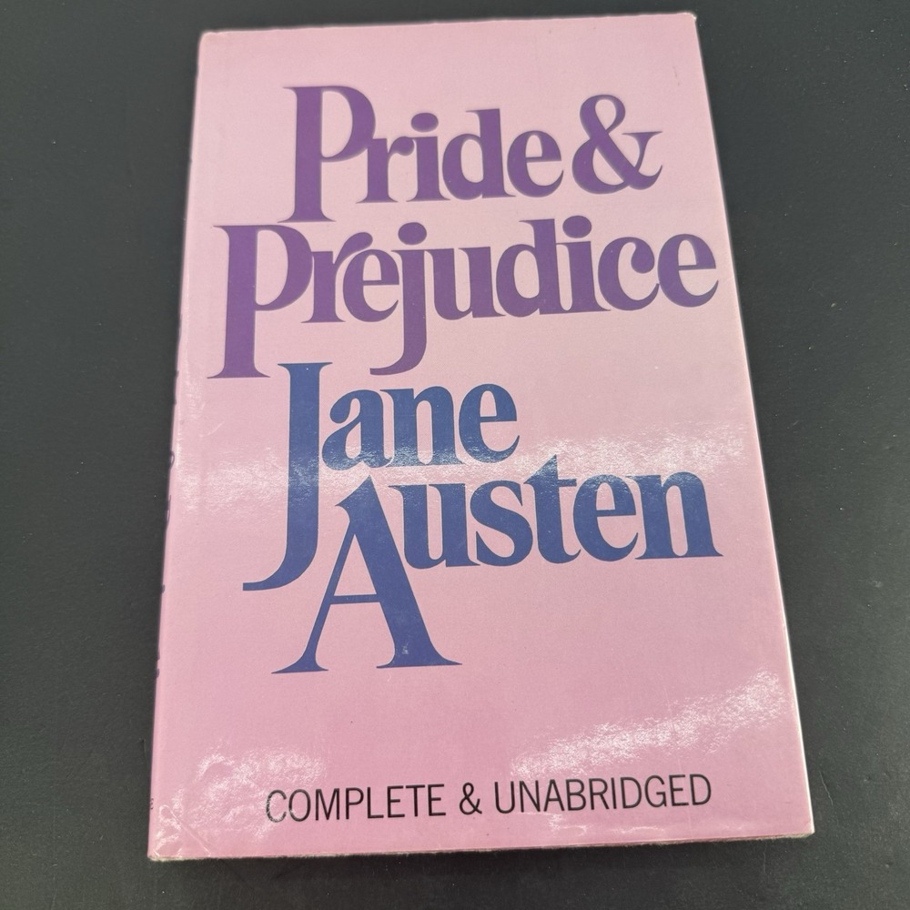 Pride & Prejudice Jane Austen 1987 Pink Hardcover Complete Unabridged Octopus